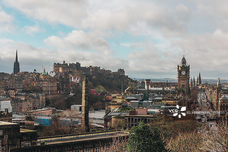 爱丁堡的冬天图片素材
