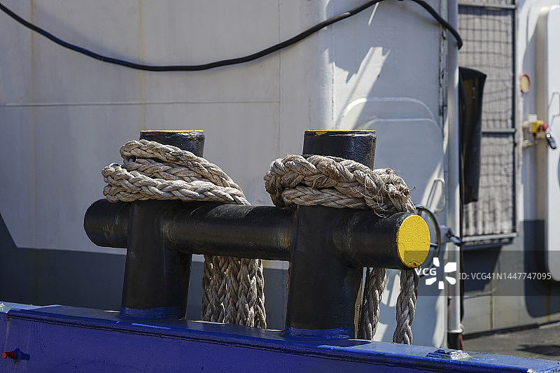 船舶系泊绳图片素材