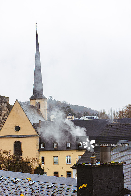 卢森堡全景风光图片素材