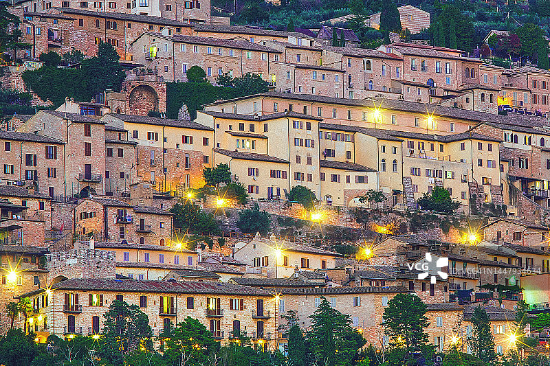 意大利城镇阿西西图片素材