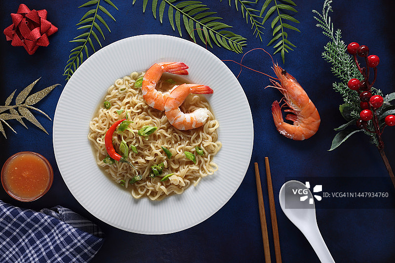 鲜虾拉面图片素材