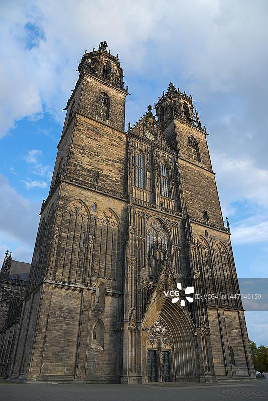 德国萨克森-安哈尔特州马格德堡主教座堂外观图片素材