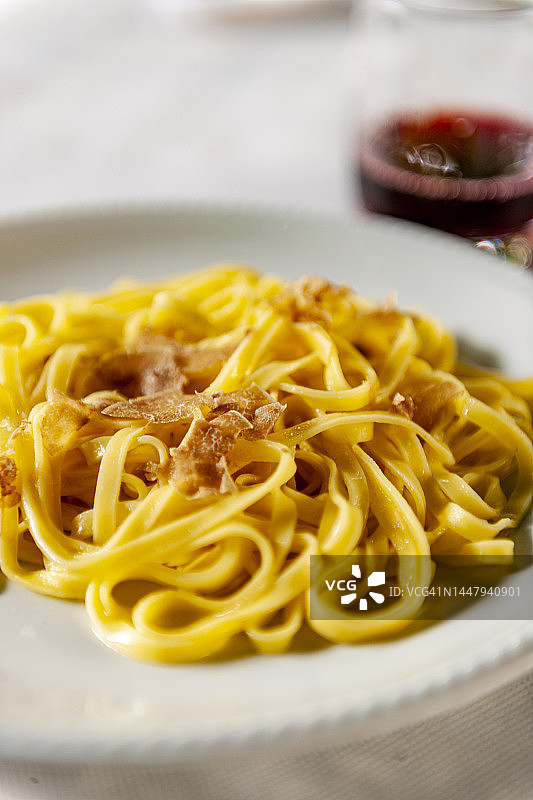 托斯卡纳松露意大利面图片素材