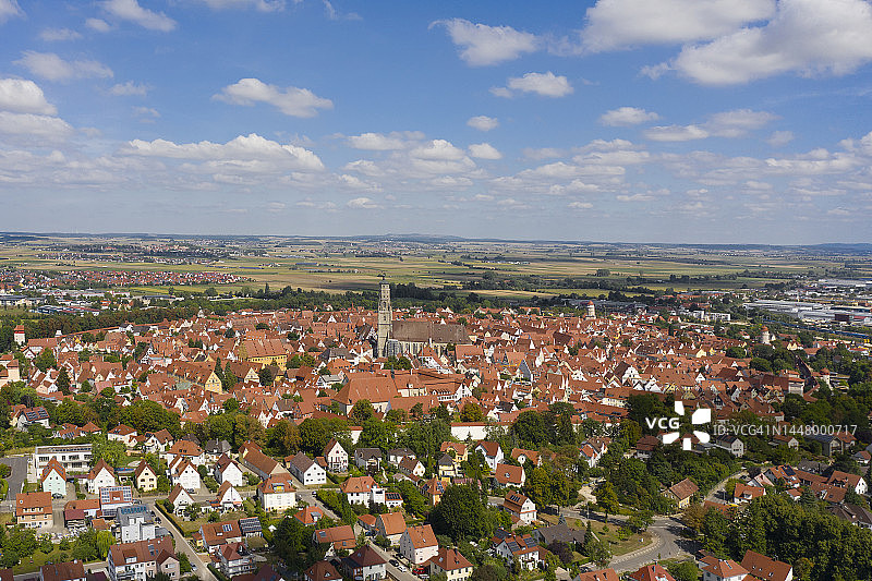 巴伐利亚诺德林根老城图片素材