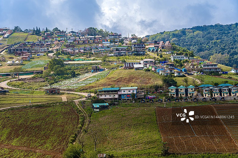 泰国普塔伯克山雾景图片素材