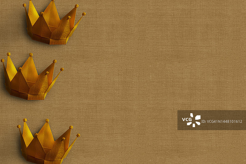 三个戴皇冠的智者图片素材