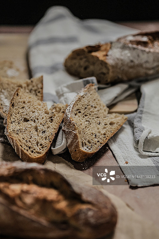 新鲜面包片 - 摄影图片图片素材