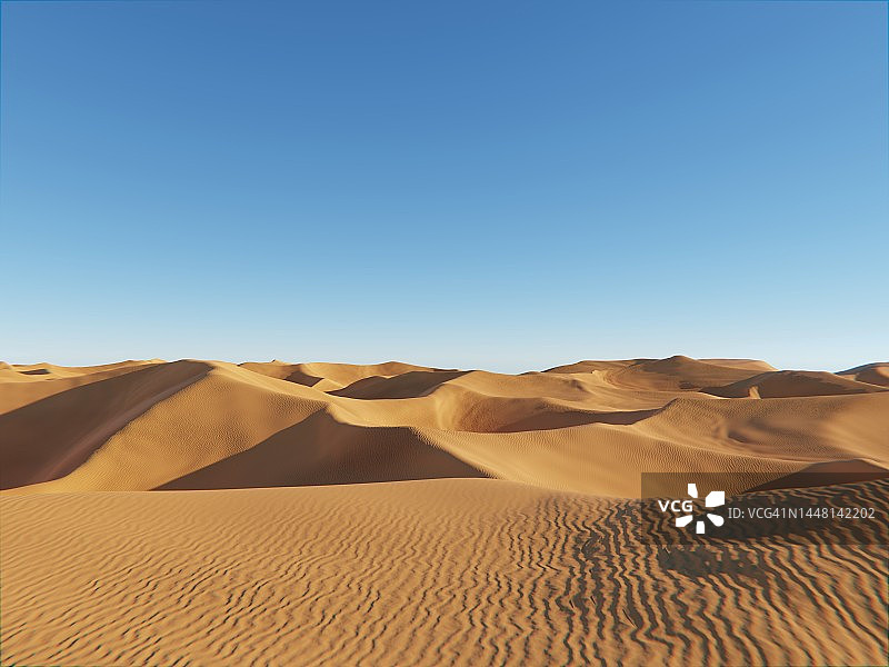 沙漠沙丘景观图片素材