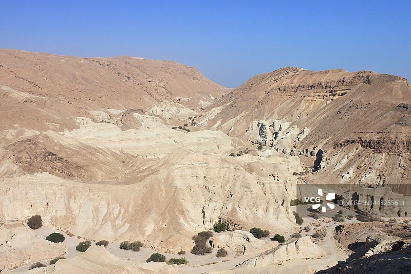 以色列犹太沙漠的景色图片素材