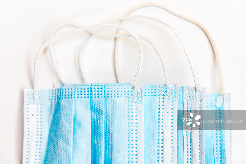 用于病毒防护的医用口罩图片素材