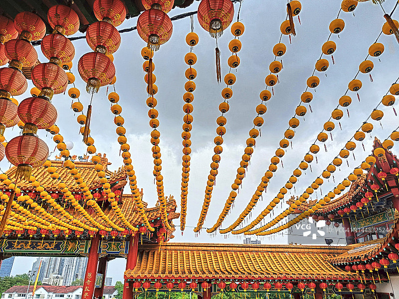 马来西亚吉隆坡的天后宫图片素材