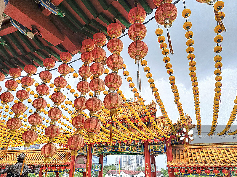 马来西亚吉隆坡的天后宫图片素材