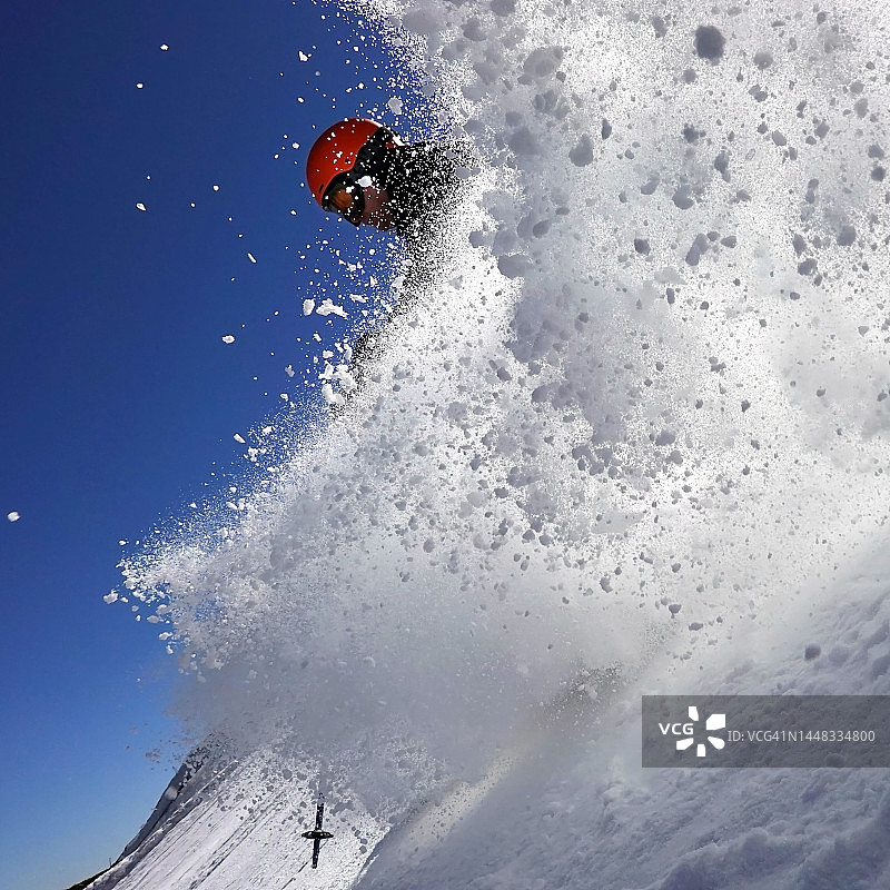 在奥地利圣安东滑雪图片素材