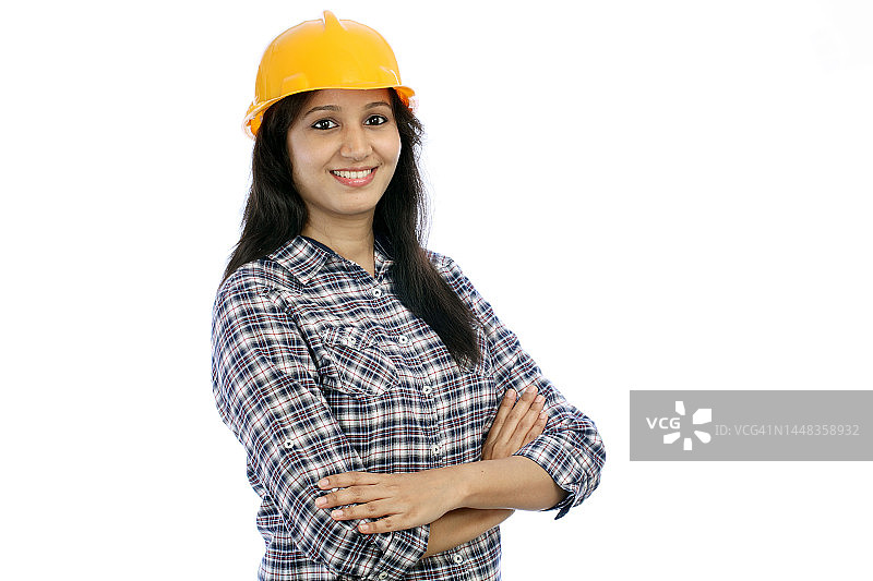 女建筑师肖像图片素材