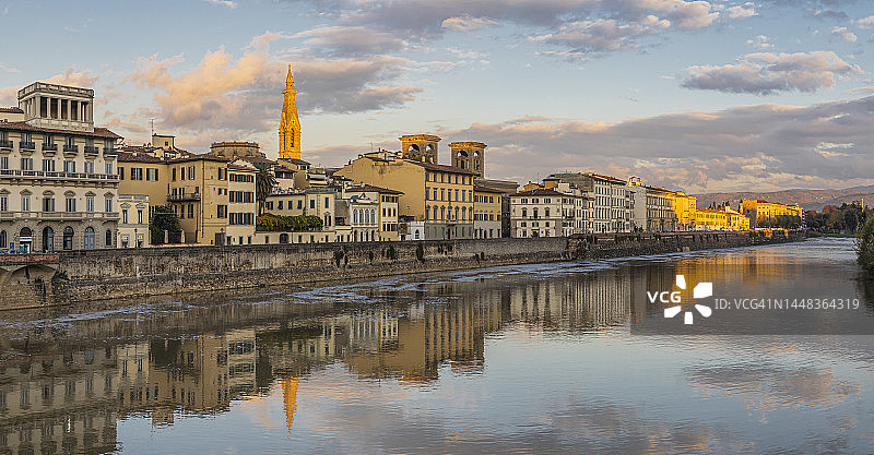 阿诺河畔风光图片素材