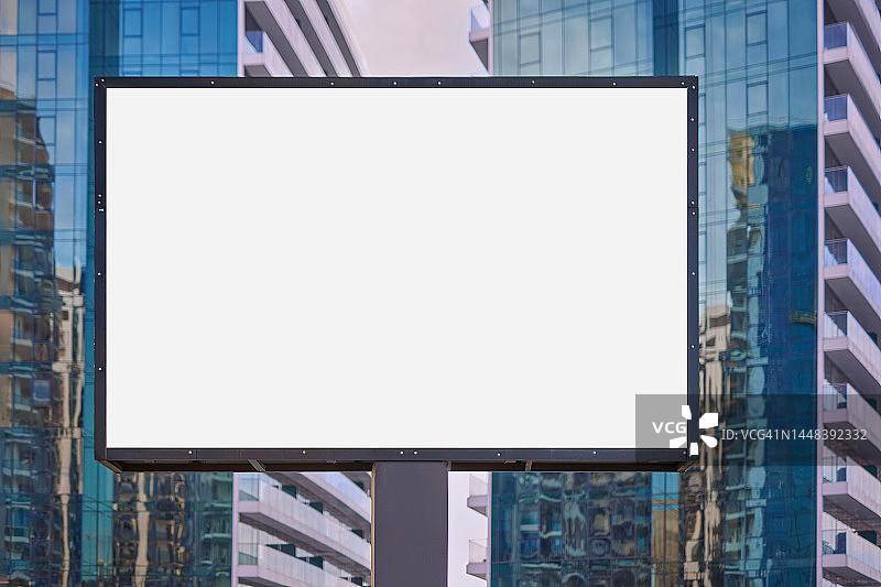 户外电子广告牌样机图片素材