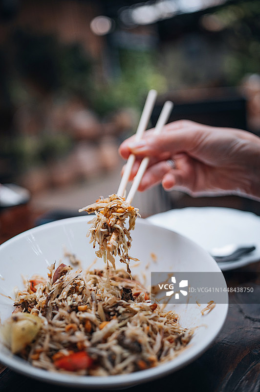 茶叶沙拉图片素材