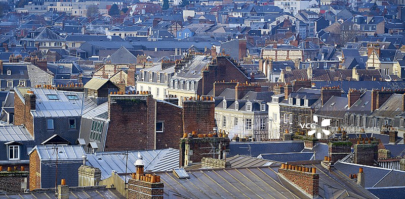 鲁昂屋顶风光图片素材