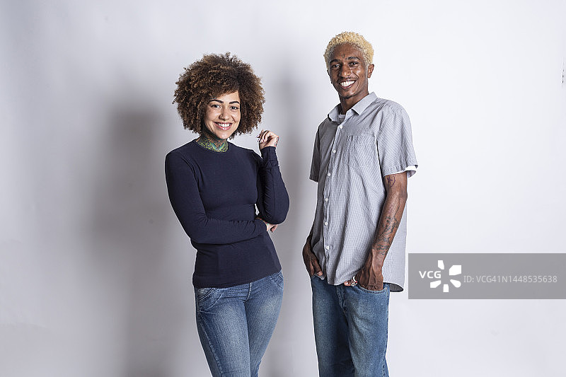 工作室里的同事合影图片素材