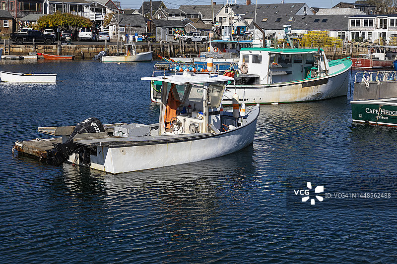 美国马萨诸塞州罗克波特港图片素材