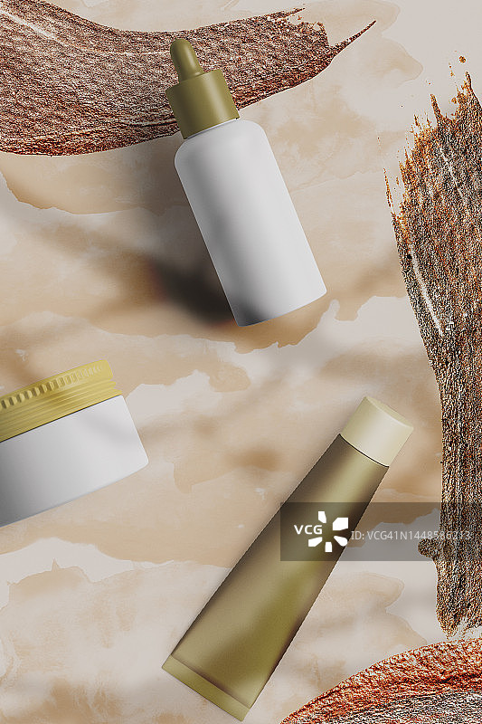 天然化妆品成分：护肤、身体与头发护理图片素材