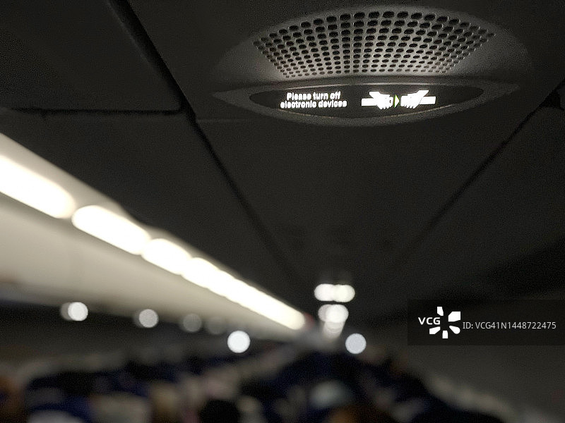 飞机舱内标志图片素材
