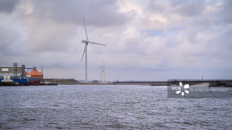 布莱斯港的布莱斯河口图片素材