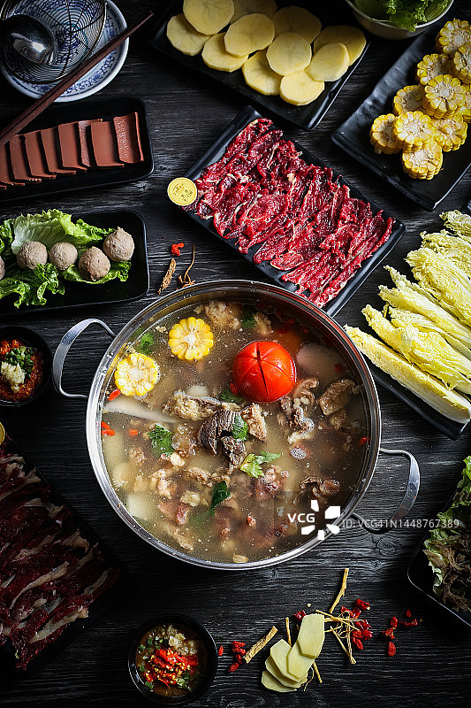中式美食：火锅图片素材