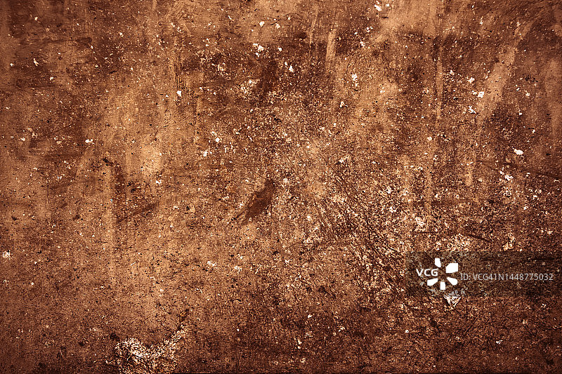 风化的深棕色Grunge纹理混凝土墙图片素材