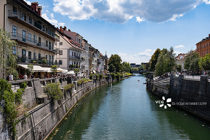 卢布尔雅尼察河图片素材