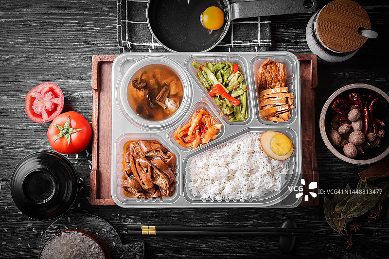 中餐，中国特色食品，中餐外卖。图片素材