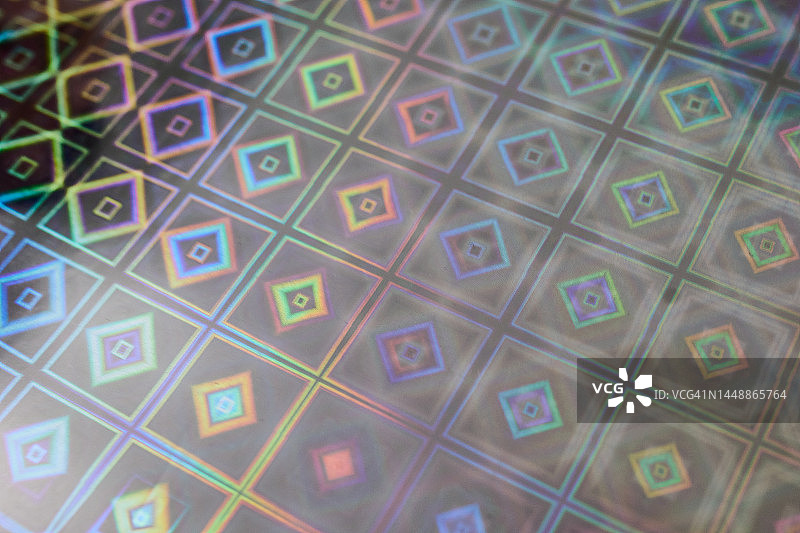 银色全息背景图片素材