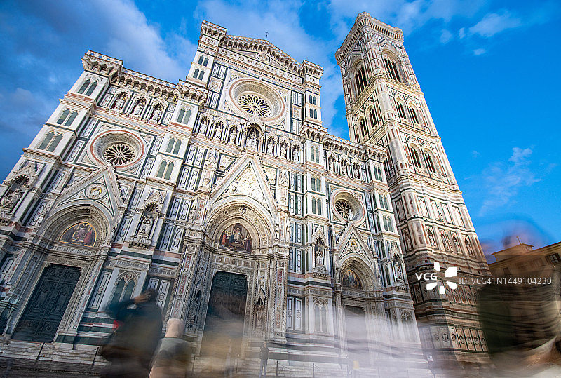意大利托斯卡纳佛罗伦萨主教座堂广场图片素材