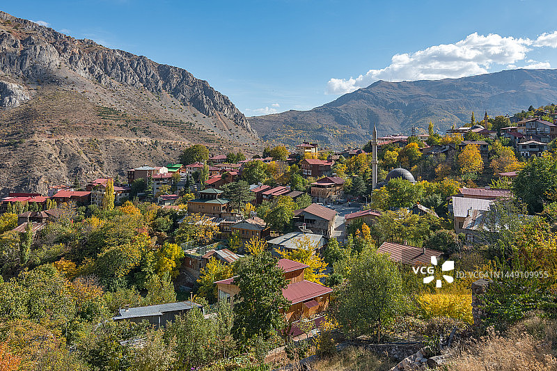 土耳其东安纳托利亚，埃尔津詹省的凯马利耶区图片素材