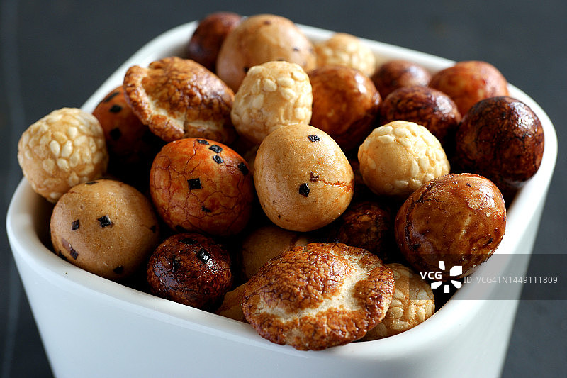 吉野日式花生饼干什锦图片素材