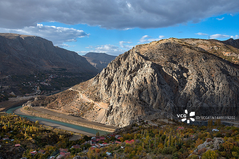 土耳其东安纳托利亚，埃尔津詹省的凯马利耶区图片素材