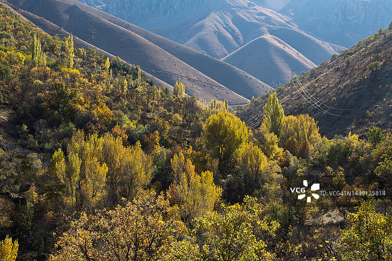 土耳其东安纳托利亚，埃尔津詹省的凯马利耶区图片素材