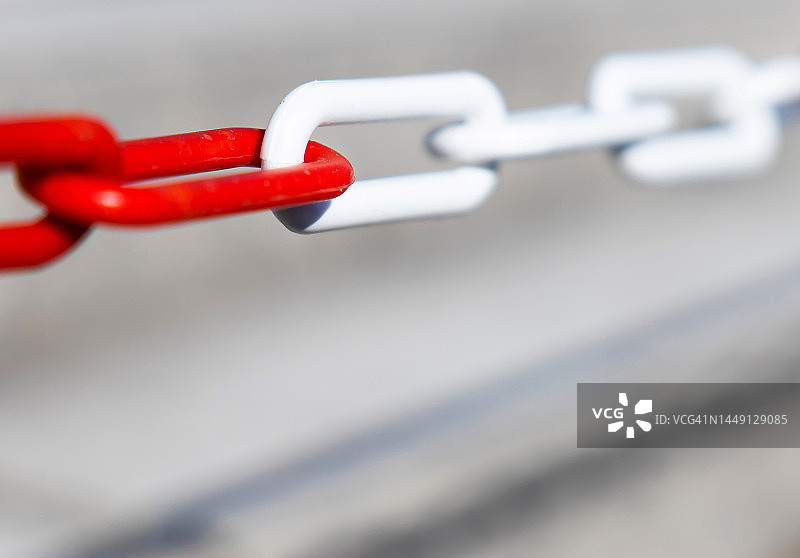 红白链条图片素材