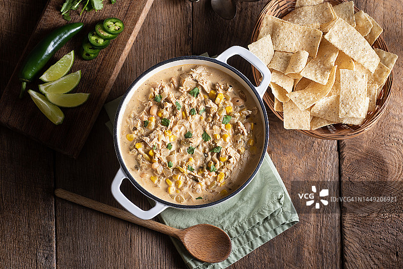 白鸡肉辣椒图片素材