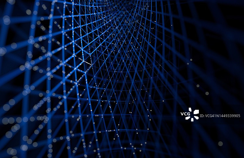 3D网格线图形图片素材