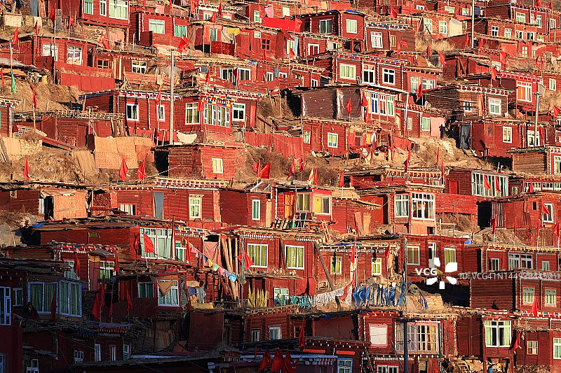 中国四川省甘孜州色达旅游风光图片素材