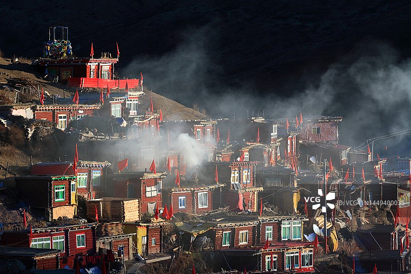 中国四川省甘孜州色达旅游风光图片素材