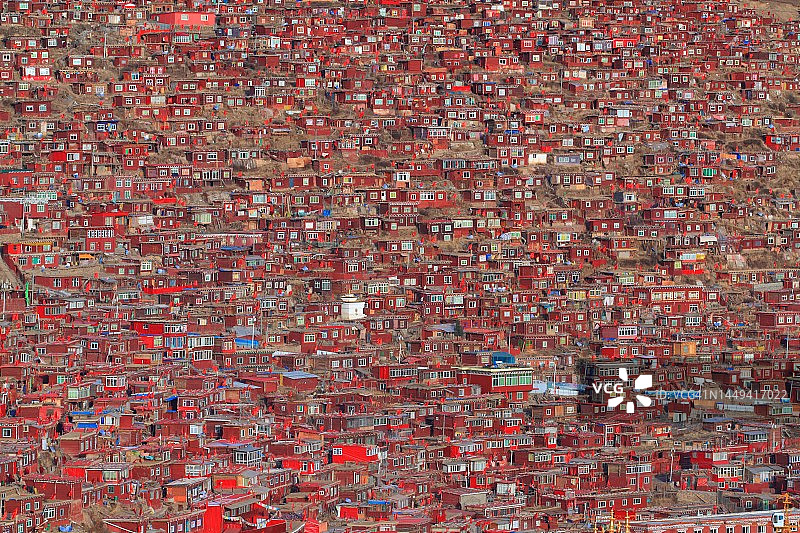 中国四川省甘孜州色达旅游风光图片素材