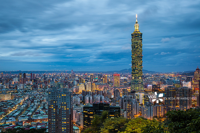 中国台湾台北的建筑物图片素材