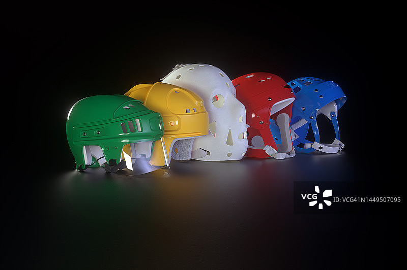 曲棍球头盔图片素材