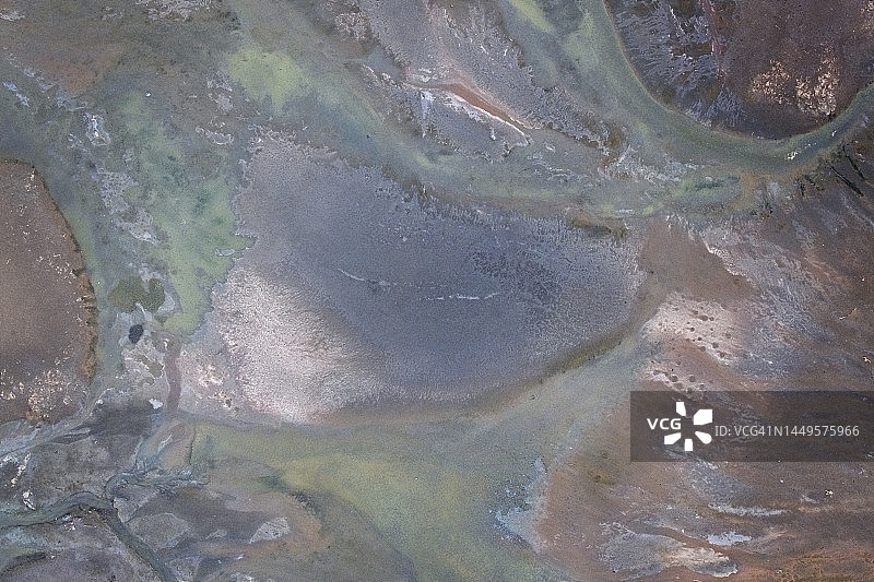 肯尼亚马加迪湖的航拍照片图片素材