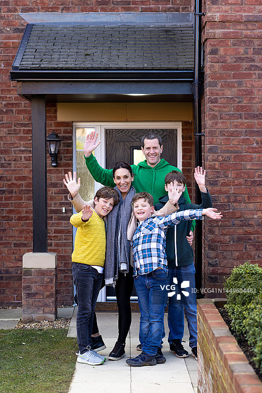 幸福的一家图片素材