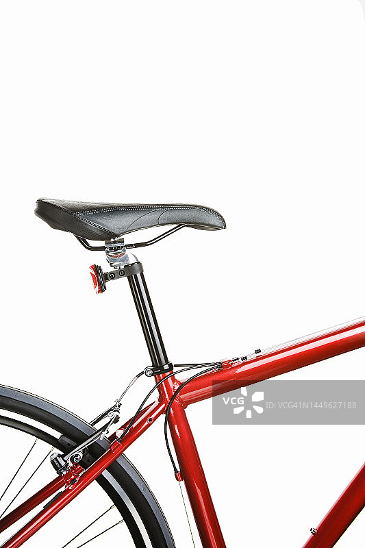 自行车座椅刹车辐条轮胎特写图片素材