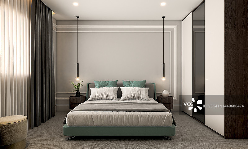 优雅的卧室图片素材