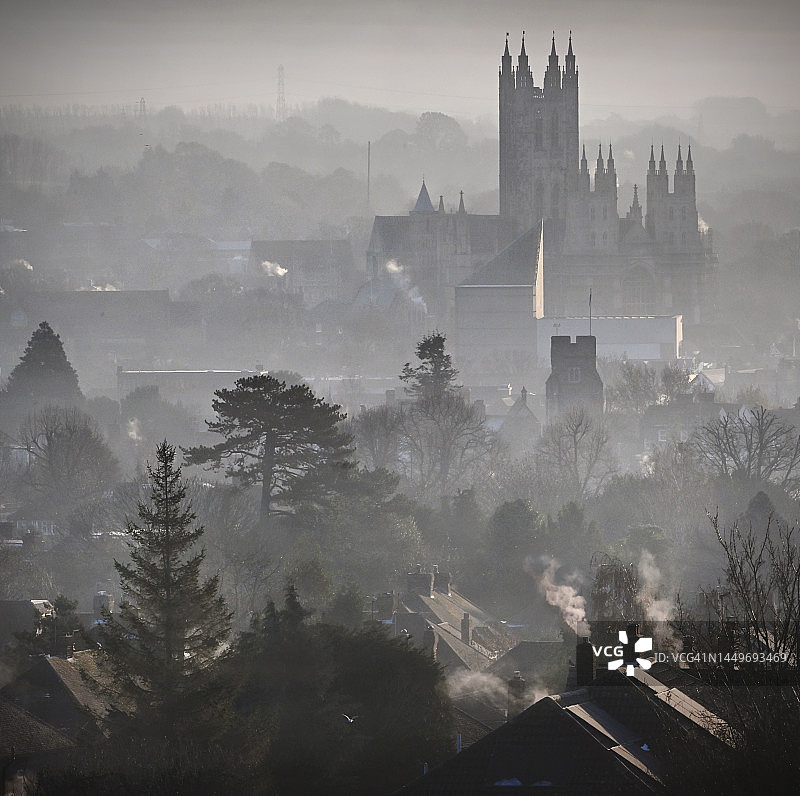 冬季大教堂城市图片素材